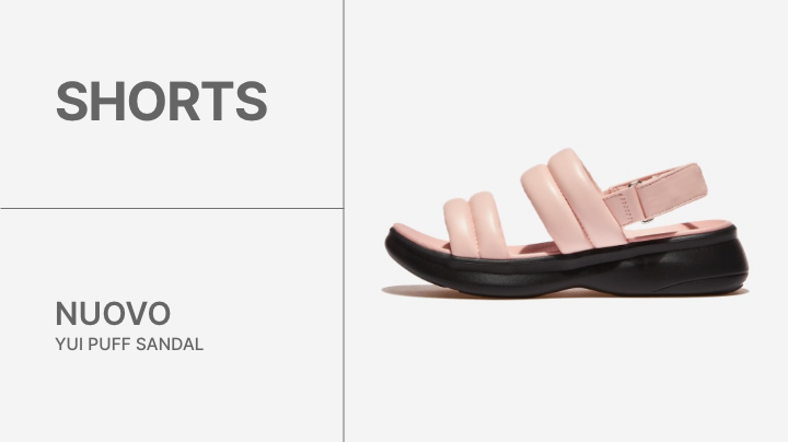 ◆NUVOV◆YUI PUFF SANDAL 韓国発 NC50264 女性用 22~25cm 유이 퍼프 샌들 YUI PUFF SANDAL - 누오보