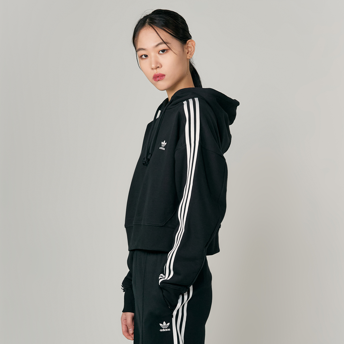 adidas short hoodie