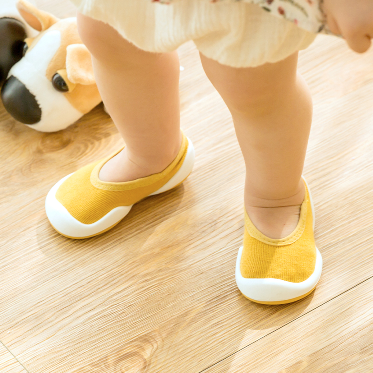 GGOMOOSIN Flat  Mustard