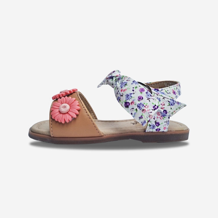 BABYZZAM Daisy Sandals Purple for Girls