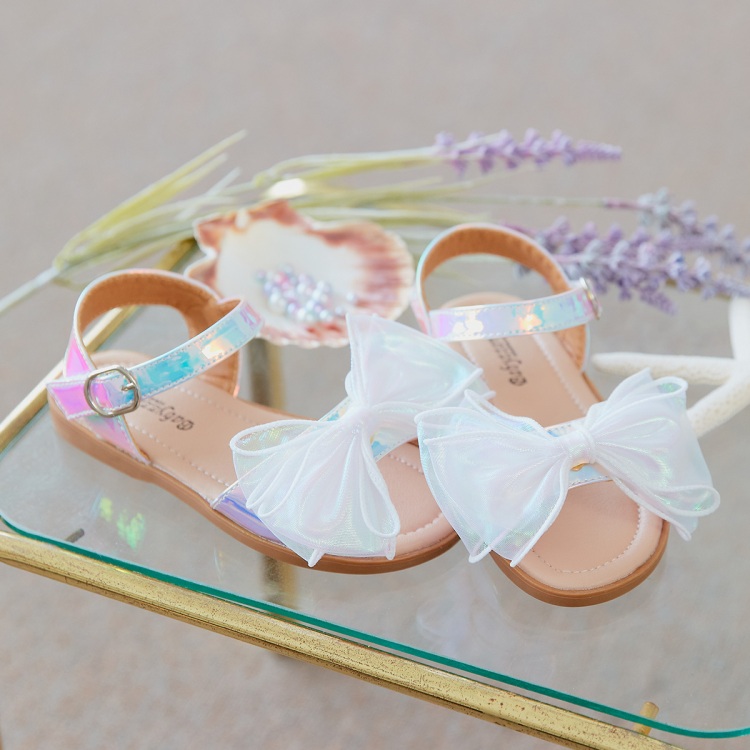 BABYZZAM Babyzzam Girl Aurora Bone Sandals