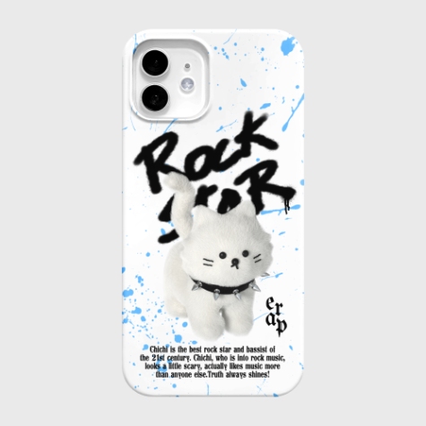 락스타 치치-화이트(하드) ROCK STAR CHICHI-WHITE(HARD CASE) - 어프어프 락스타 치치-화이트(하드) Rock Star Chichi-White(Hard Case) - 어프어프