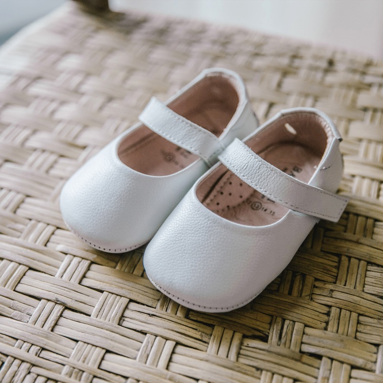 BABYZZAM simple leather flat for boys and girls