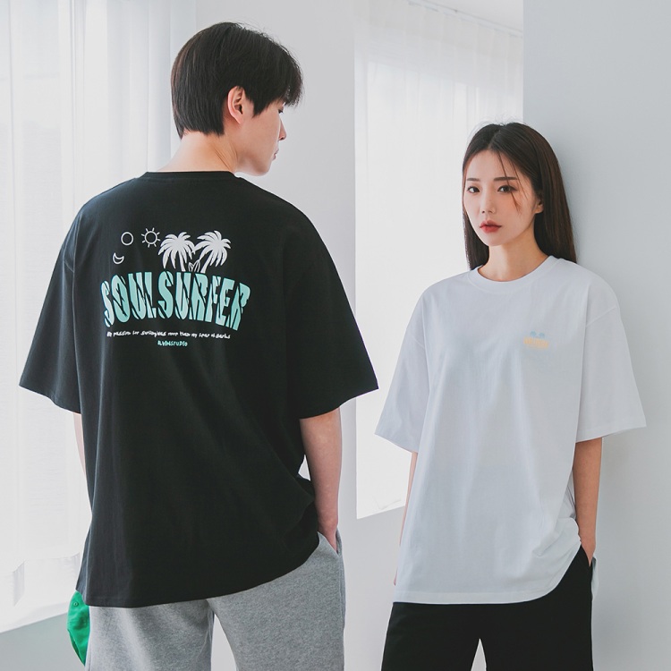 ALVINCLO 앨빈클로 야자수 SOUL SUFFER 오버핏 반팔티 AST4872 (3 COLOR)