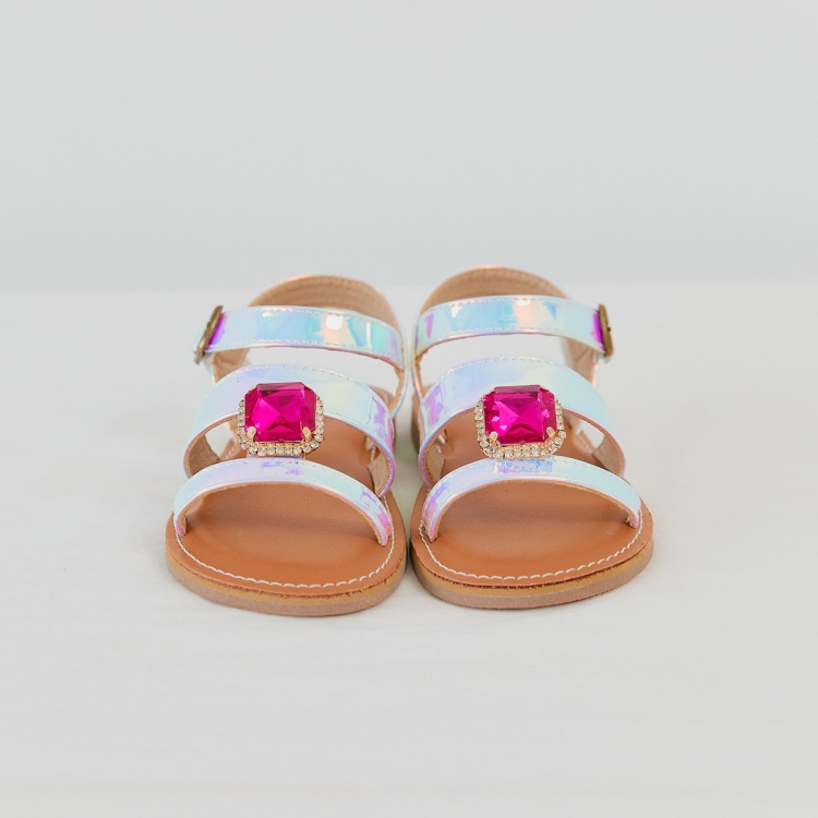 BABYZZAM Bling Ruby Sandals for Girls