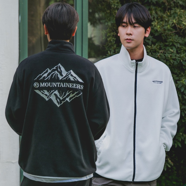 ALVINCLO ALVINCLO MOUNTAINEERS MICRO-FLEECE ZIP-UP AZH575 (3 COLOR)