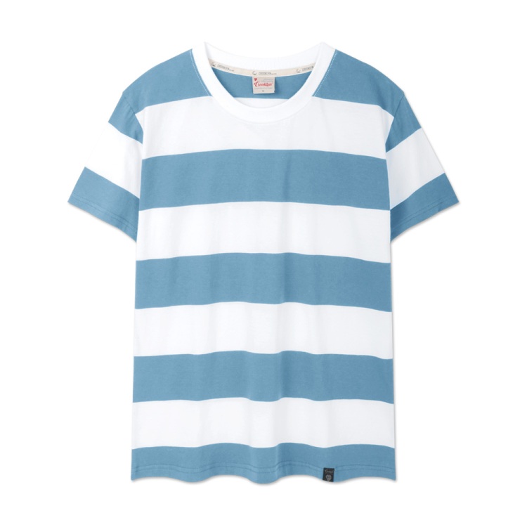 ALVINCLO CROOKLYN LIGHT STRIPE SHORT SLEEVED T-SHIRT TRS171 (5COLOR)