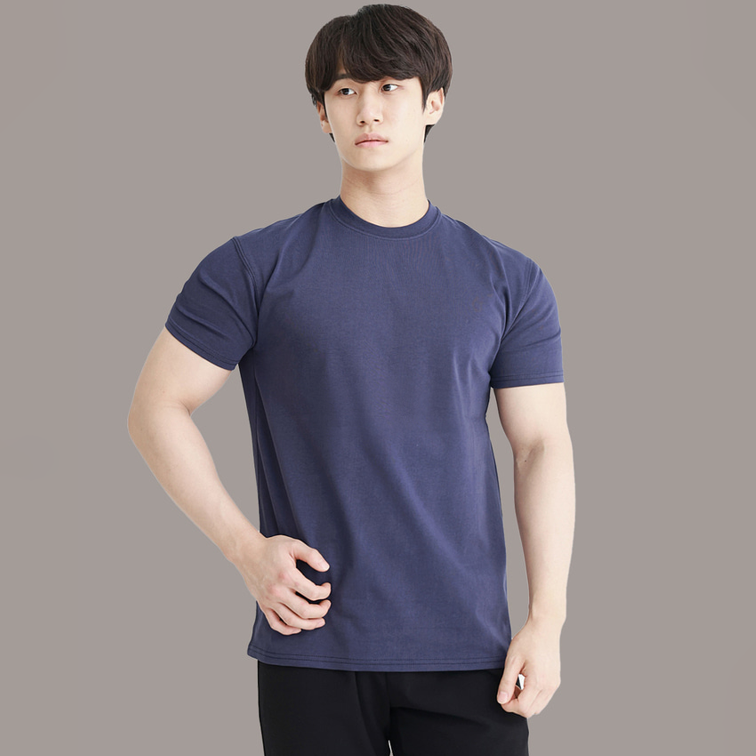 짐브로 헤비웨이트 코튼 머슬핏 반팔 GBRO HEAVY WEIGHT COTTON MUSCL FIT T SHIRTS - 짐브로