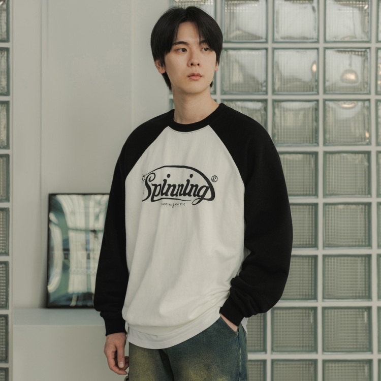 ALVINCLO ALVINCLO SPINING RAGLAN OVER-FIT SWEATSHIRT MAR535 (3 COLOR)