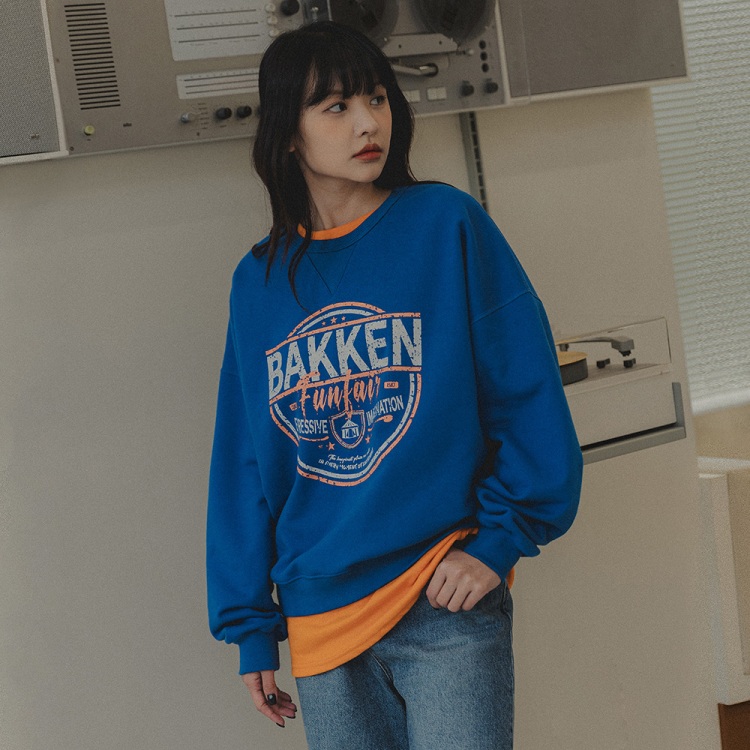 BAKKEN Bakken Funfair Sweatshirt BK5990_Cobalt blue