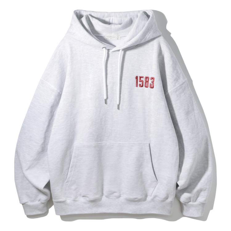BAKKEN Bakken Nostalgia Hoodie BK6987_Melange White