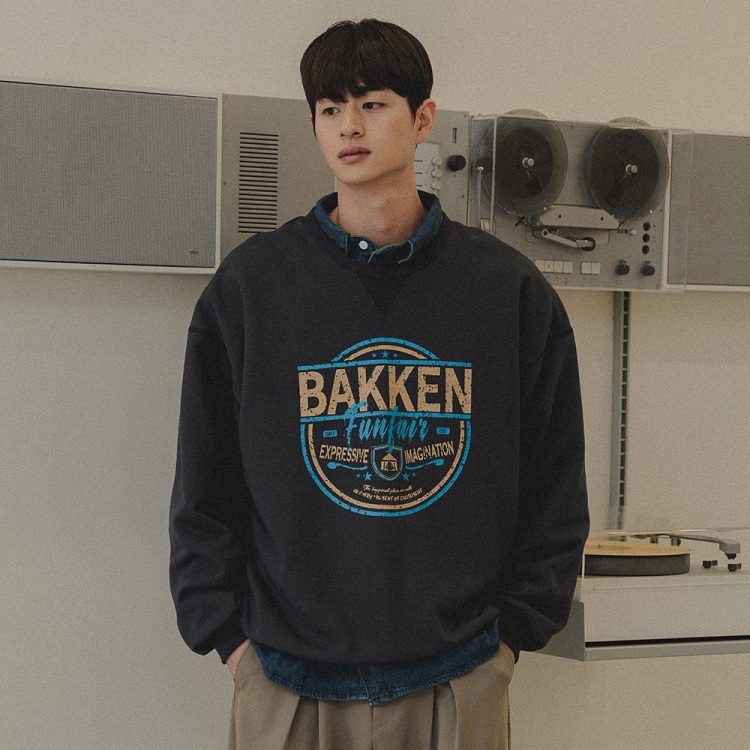 BAKKEN Bakken Funfair Sweatshirt BK5990_Charcoal