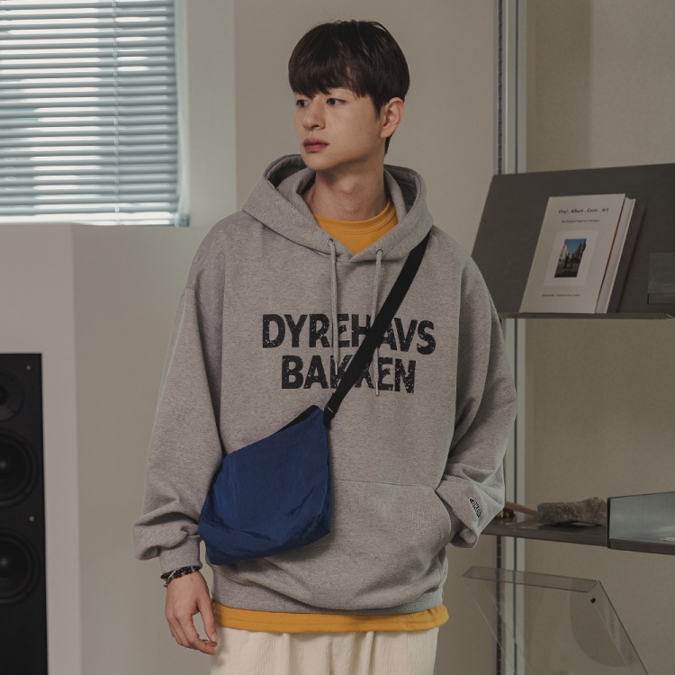 BAKKEN Bakken DYREHAVS BAKKEN Hoodie BK6988_Melange Gray