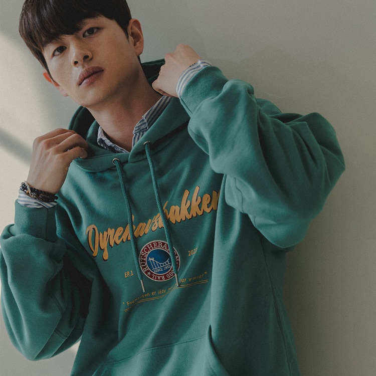 BAKKEN Bakken Rutschebanen Hoodie BK6983_Green