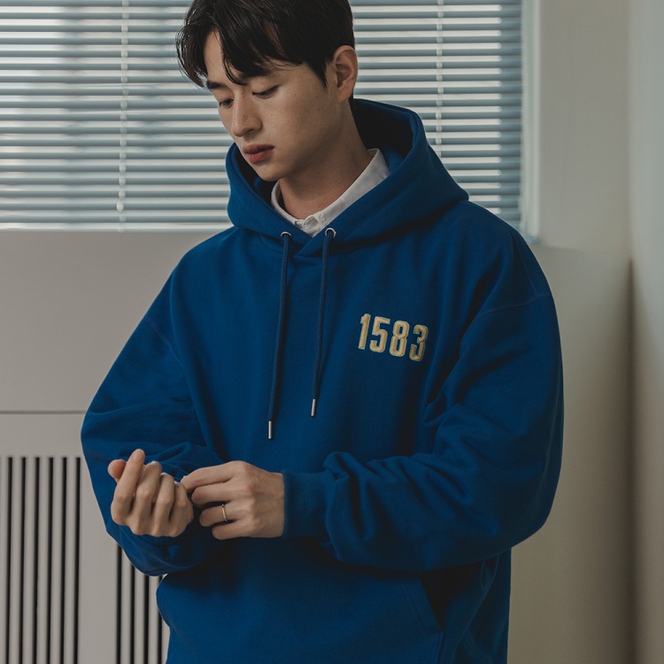 BAKKEN Bakken Nostalgia Hoodie BK6987_Cobalt blue