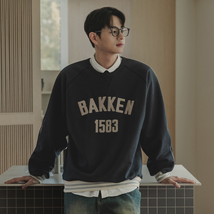 BAKKEN Bakken 1583 Track Sweatshirt BK5989_Charcoal