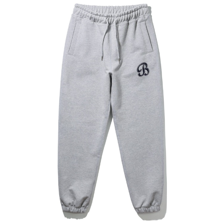 BAKKEN Bakken B Symbol Jogger Sweat Pants BK9989_멜란지그레이