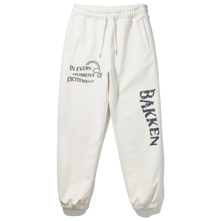 BAKKEN Bakken I.M.Excitement Jogger Sweat Pants BK9987_크림