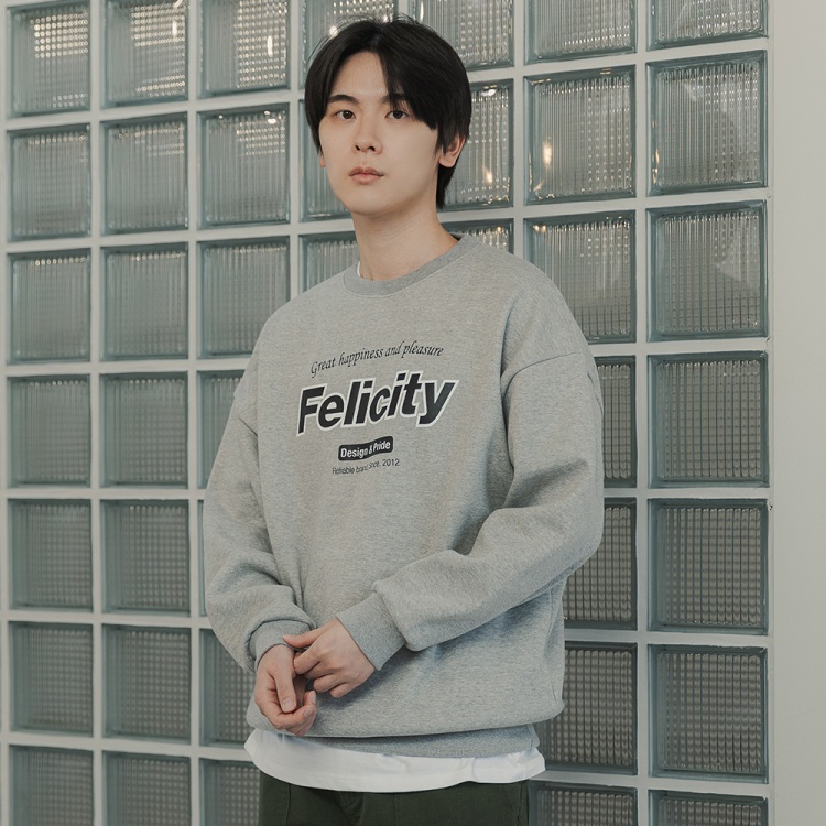 ALVINCLO ALVINCLO FELICITY OVER-FIT SWEATSHIRT MAR513 (3 COLOR)