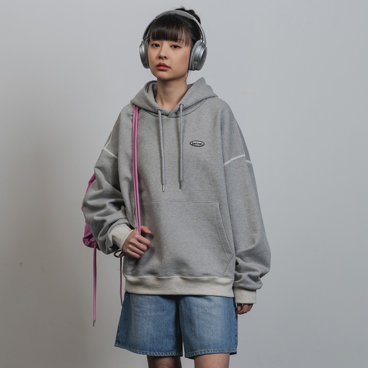 BAKKEN Bakken Essential Hoodie BK7988_Melange Gray