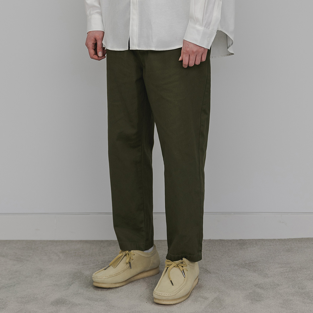 ALVINCLO [DE LUXE] ALVINCLO Basic Straight Cotton Banding Pants DLX1305 (4 COLOR)