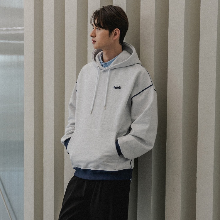 BAKKEN Bakken Essential Hoodie BK7988_Melange White