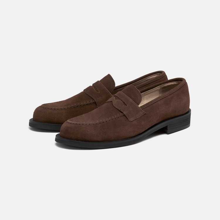 CUSTOM ADE 4cm SUEDE PENNY LOAFER PEARSON