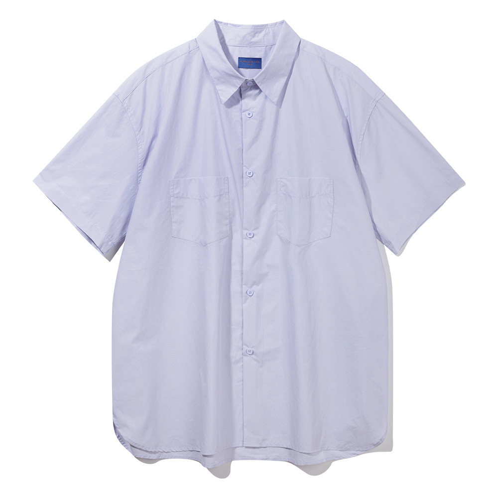 ALVINCLO [DE LUXE] ALVINCLO TWO POCKET OVERFIT PAPER HALF SHIRT DLX1216 (5 COLOR)