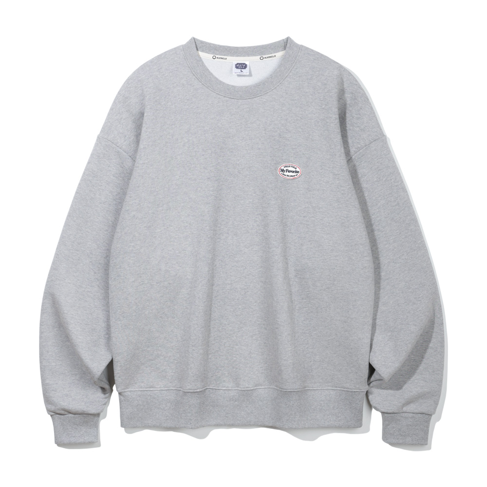ALVINCLO ALVINCLO WAPPEN OVER-FIT Sweatshirt MAR833 (7 COLOR)