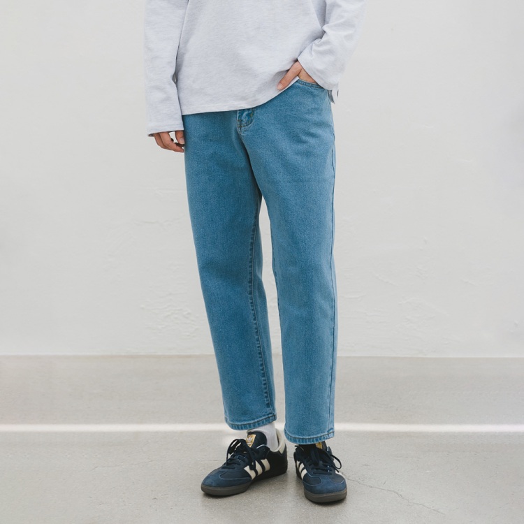 BAKKEN Bakken Tapered Denim Pants BK8915_Light Blue