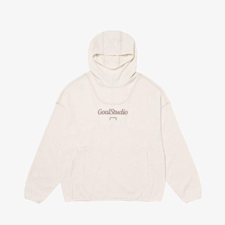 GOALSTUDIO WAFFLE OVER FIT HOODIE