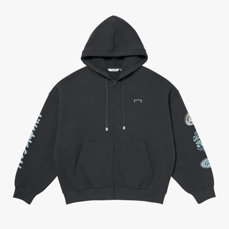 GOALSTUDIO GRAFFITI FULL ZIP-UP HOODIE