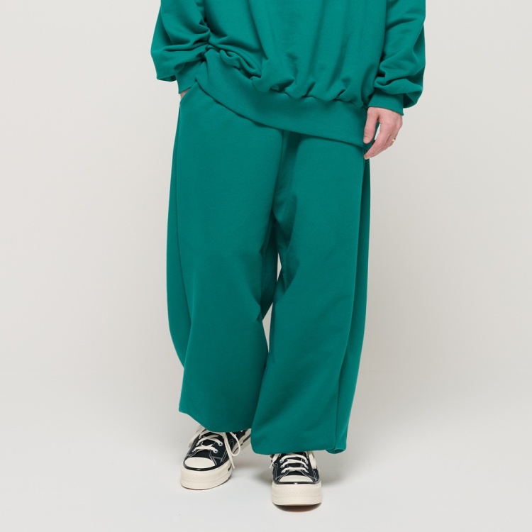 CARGOBROS NICK COMFY WIDE TERRY JOGGER PANTS (GREEN)