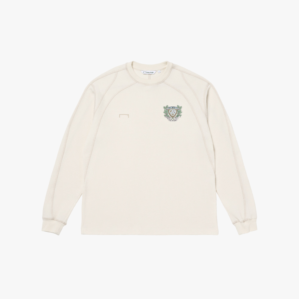 GOALSTUDIO WAFFLE LONG SLEEVE TEE