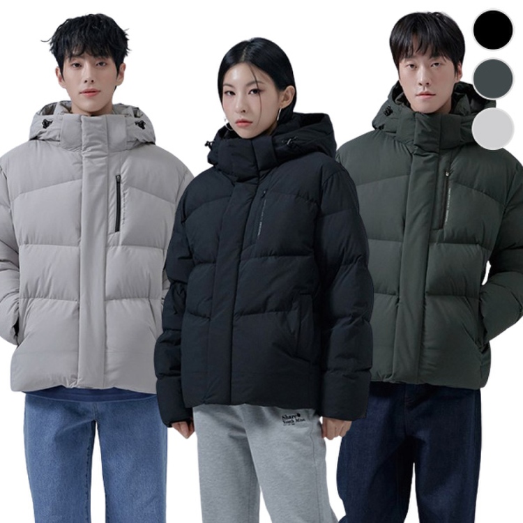 CHASECULT Unisex HOOD Detachable Puffer JUMPER/3Color