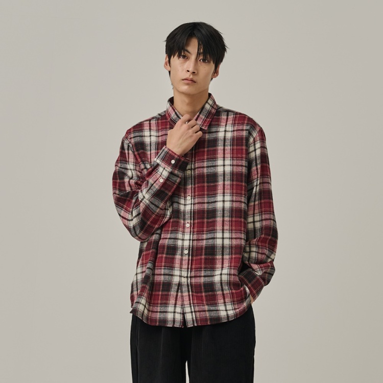 ANALOG MOOD Flannel Semi Checkered Shirt