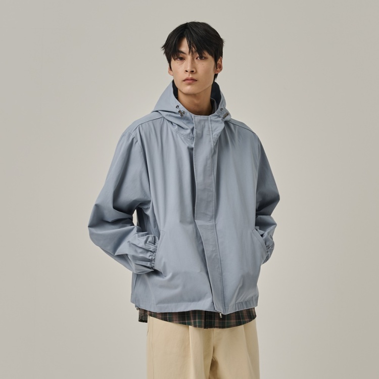 ANALOG MOOD Hood Cotton Windbreaker Jacket