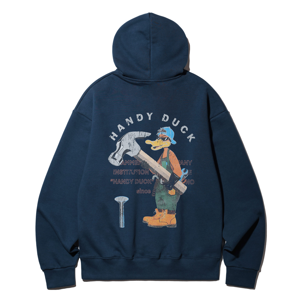 ALVINCLO ALVINCLO HAMMER DUCK OVER-FIT SWEAT HOODIE AVH634 (4 COLOR)