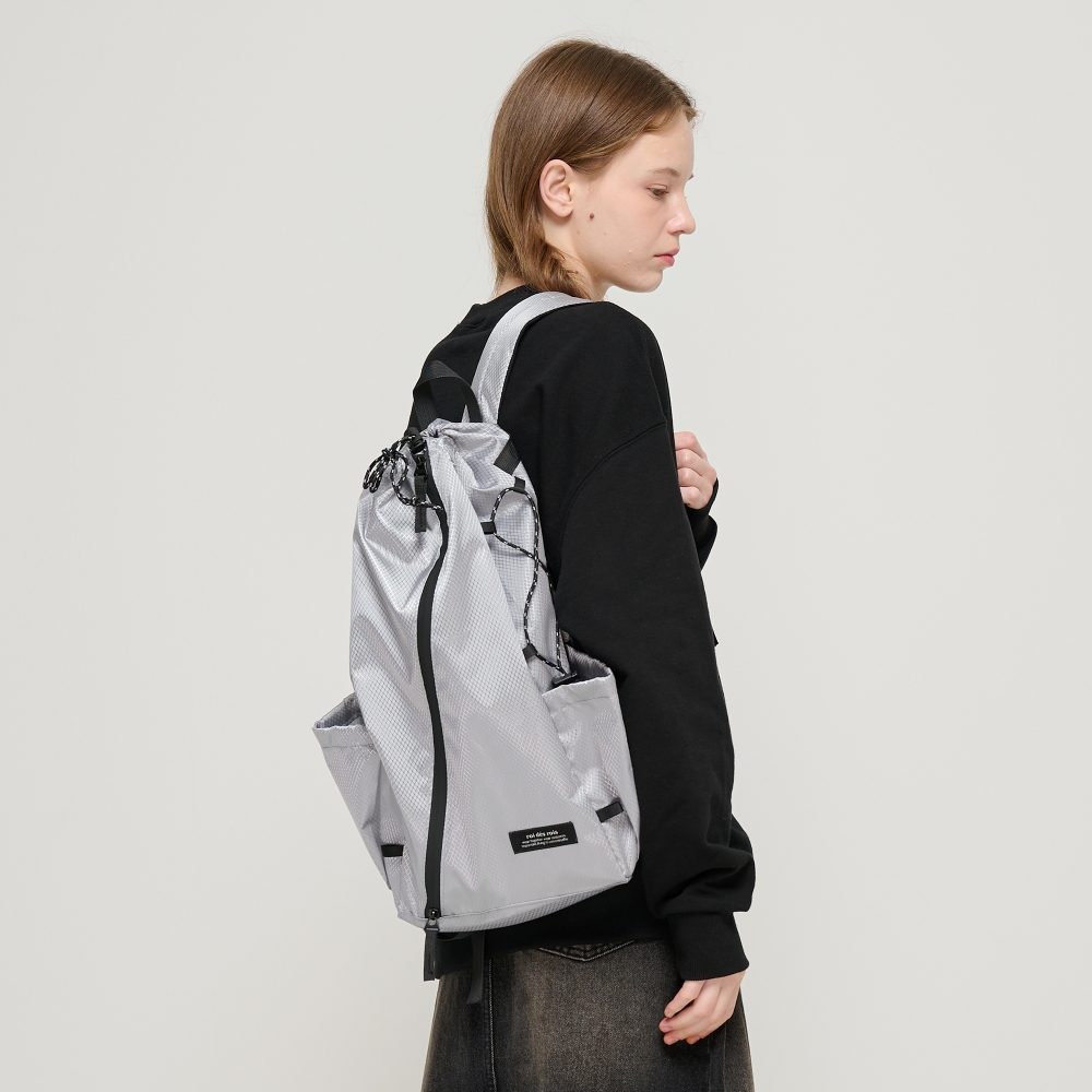 ROIDESROIS COMFORT TRAVEL STRING BACKPACK (GRAY)
