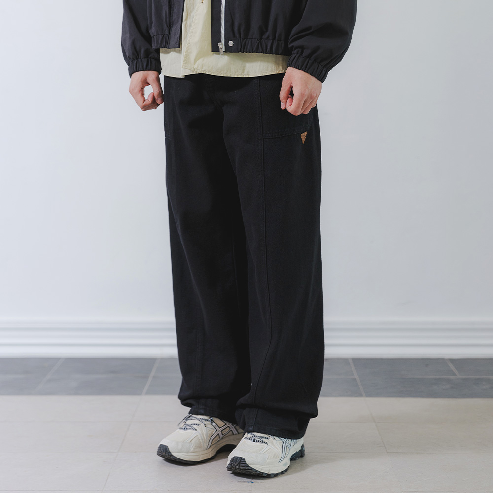 BAKKEN Bakken pigment straight fatigue pants BK8924_black
