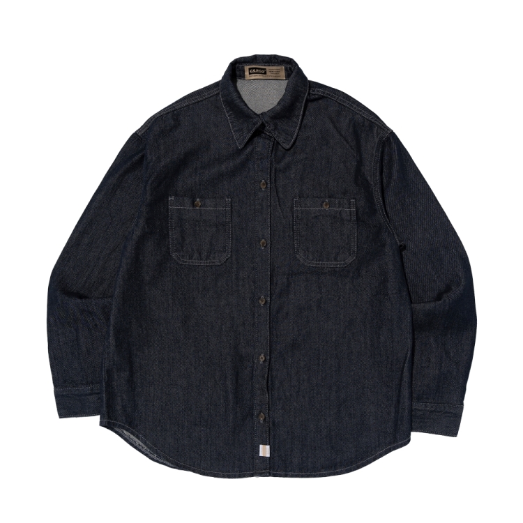 CARGOBROS FOR WOMAN Non-fade Denim Shirt (Blue)