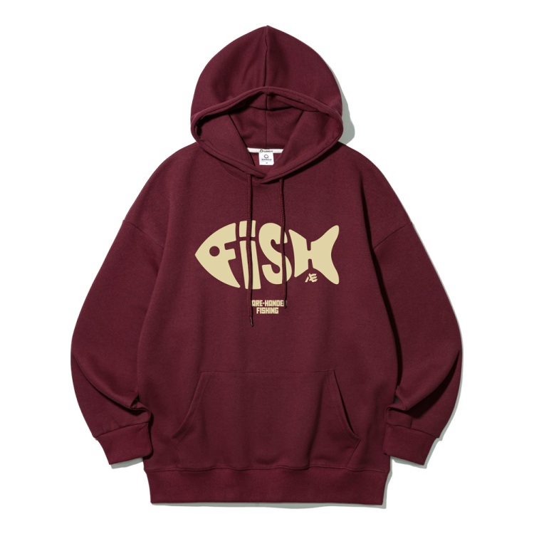 ALVINCLO ALVINCLO FISH OVER-FIT HOODIE AVH536 (4 COLOR)
