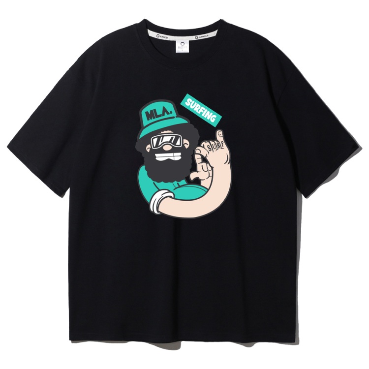 ALVINCLO 앨빈클로 샤카 렛츠고 오버핏 반팔티 AST4988 (3 COLOR)