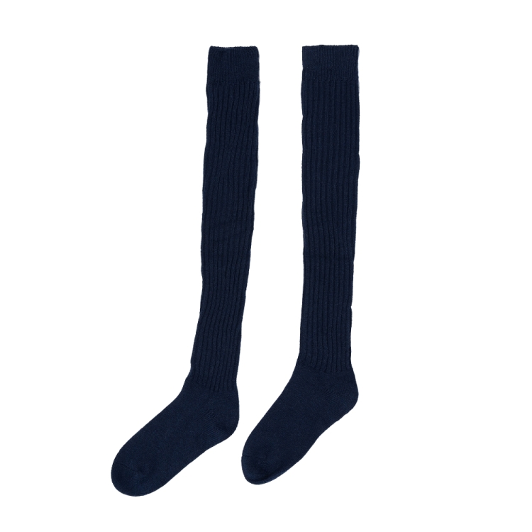 CARGOBROS FOR WOMAN Classic Ribbed Knee Socks (NAVY)