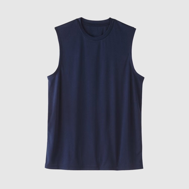 FIND CHILLIN FCHI02 UV INTERLOCK SLEVELESS navy