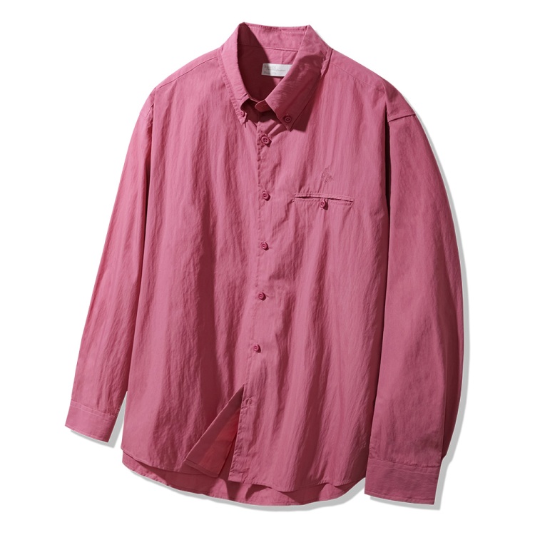 BAKKEN Bakken Pocket Button Paper Shirts BK8921_REDPUPLE