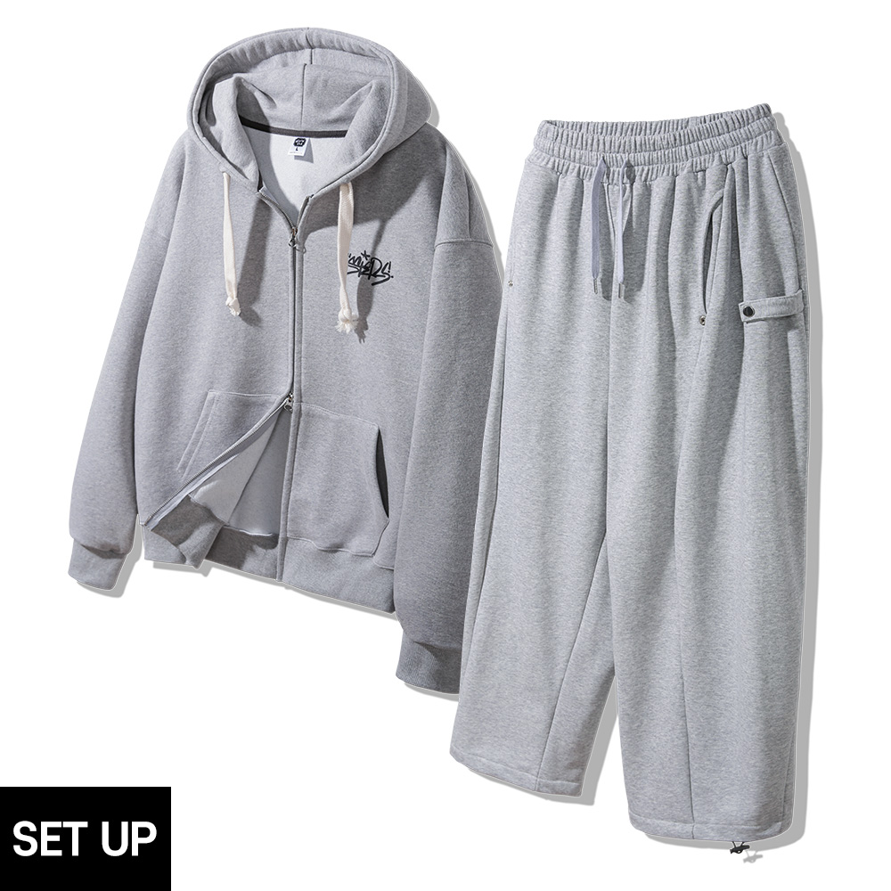 ALVINCLO [SET] ALVINCLO RITUAL HOODIE BALLOON PANTS SETUP