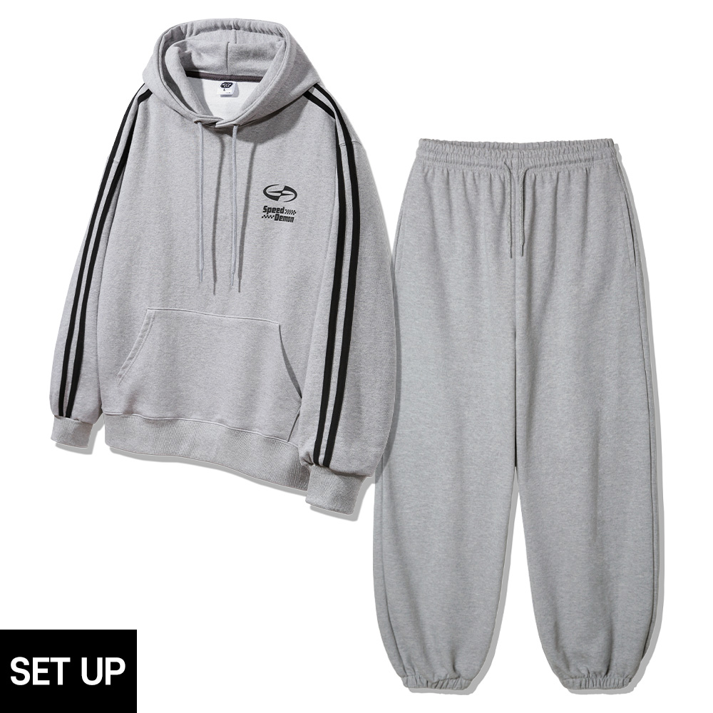 ALVINCLO [SET] ALVINCLO ROADSTAR TRACK HOODIE WIDE JOGGER PANTS SETUP