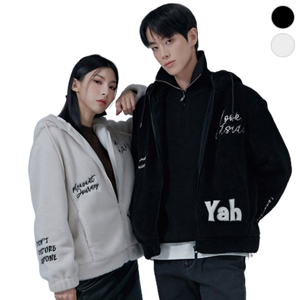CHASECULT Unisex Graphic Poggle Hooded ZIP-UP JUMPER/2Color