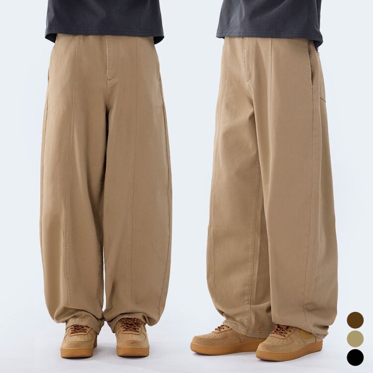 YOSEMITE Pintuck Balloon Cotton Pants YLP-6Y04
